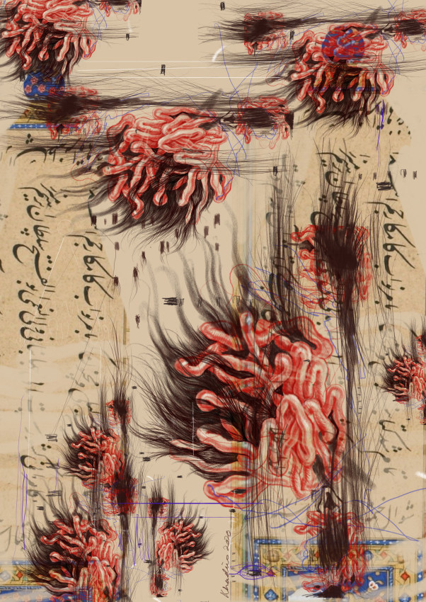 Khadim Ali,&nbsp;The Other Gods IV,&nbsp;2020,&nbsp;Inkjet print on Hahnmule paper,&nbsp;30 x&nbsp;21.5 in,&nbsp;Edition of 3