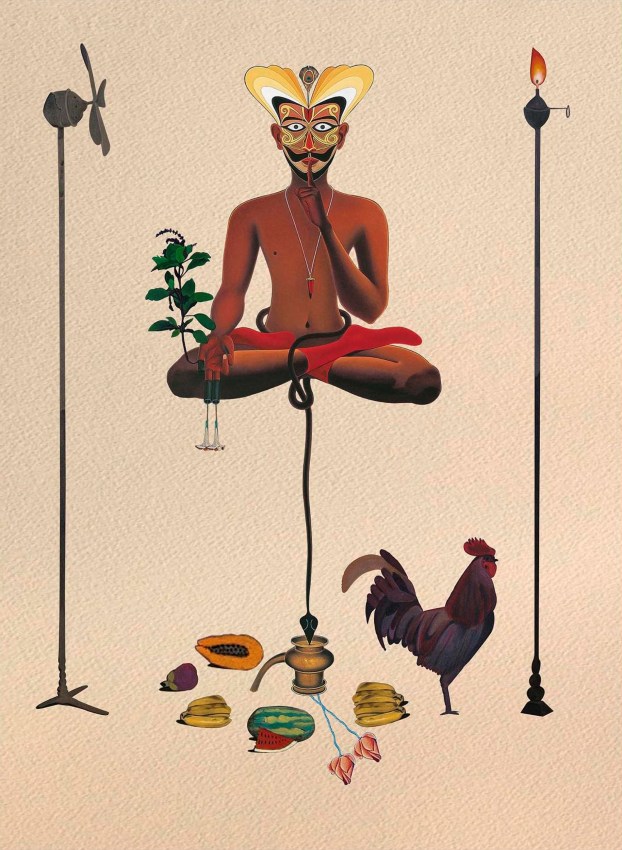 Surendran Nair,&nbsp;Alibis of the Cognates II, 2015, Digital inkjet print on archival paper, 30 x 22 in