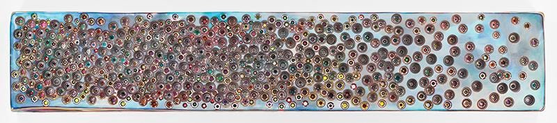 Markus Linnenbrink, SHEUNDERSTANDSTHEDYNAMICS, 2016, Epoxy resin and pigments on wood, 18 x 96 inches, 45.7 x 243.8 cm, AMY#28387