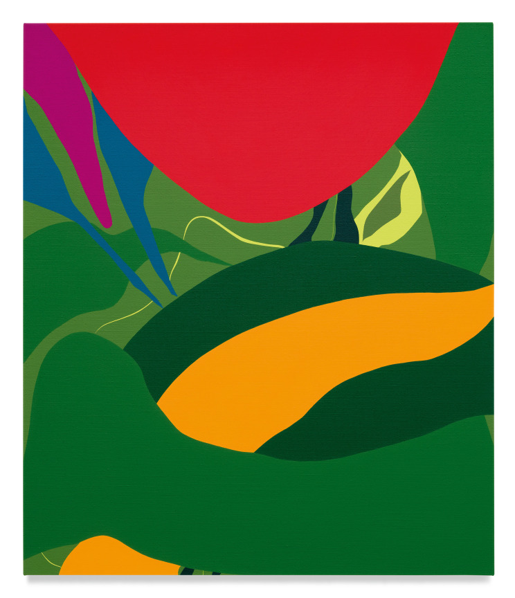 Roughrider, 2022, Oil on linen blend, 46 x 39 inches, 116.8 x 99.1 cm, MMG#34066