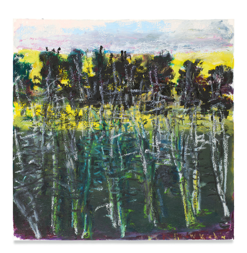 Late Evening, 2018,&nbsp;Oil on canvas,&nbsp;28 x 28 inches,&nbsp;71.1 x 71.1 cm,&nbsp;MMG#30122