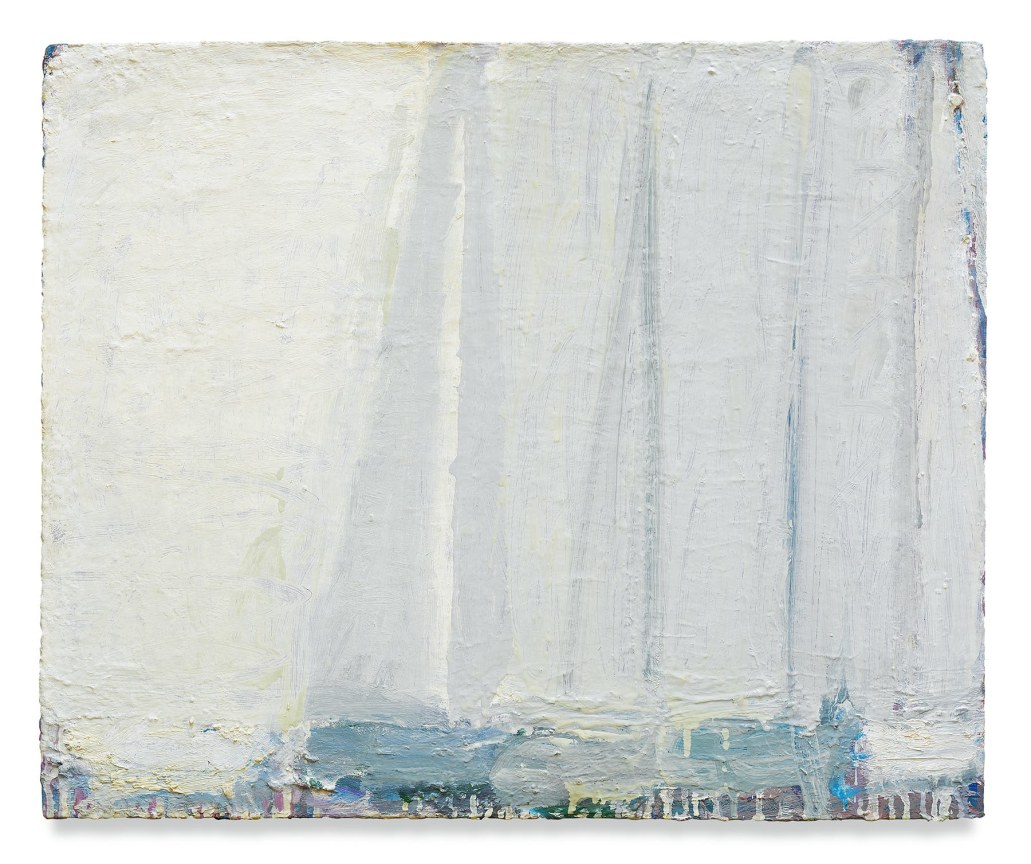 Sailboat Mooring, 1965, Oil on canvas, 12 x 18 inches, 30.5 x 45.7 cm, MMG#29981