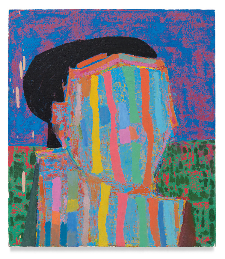 Sleeping Ruin, 2021, Oil on canvas, 16 x 14 inches, 40.6 x 35.6 cm, MMG#33306