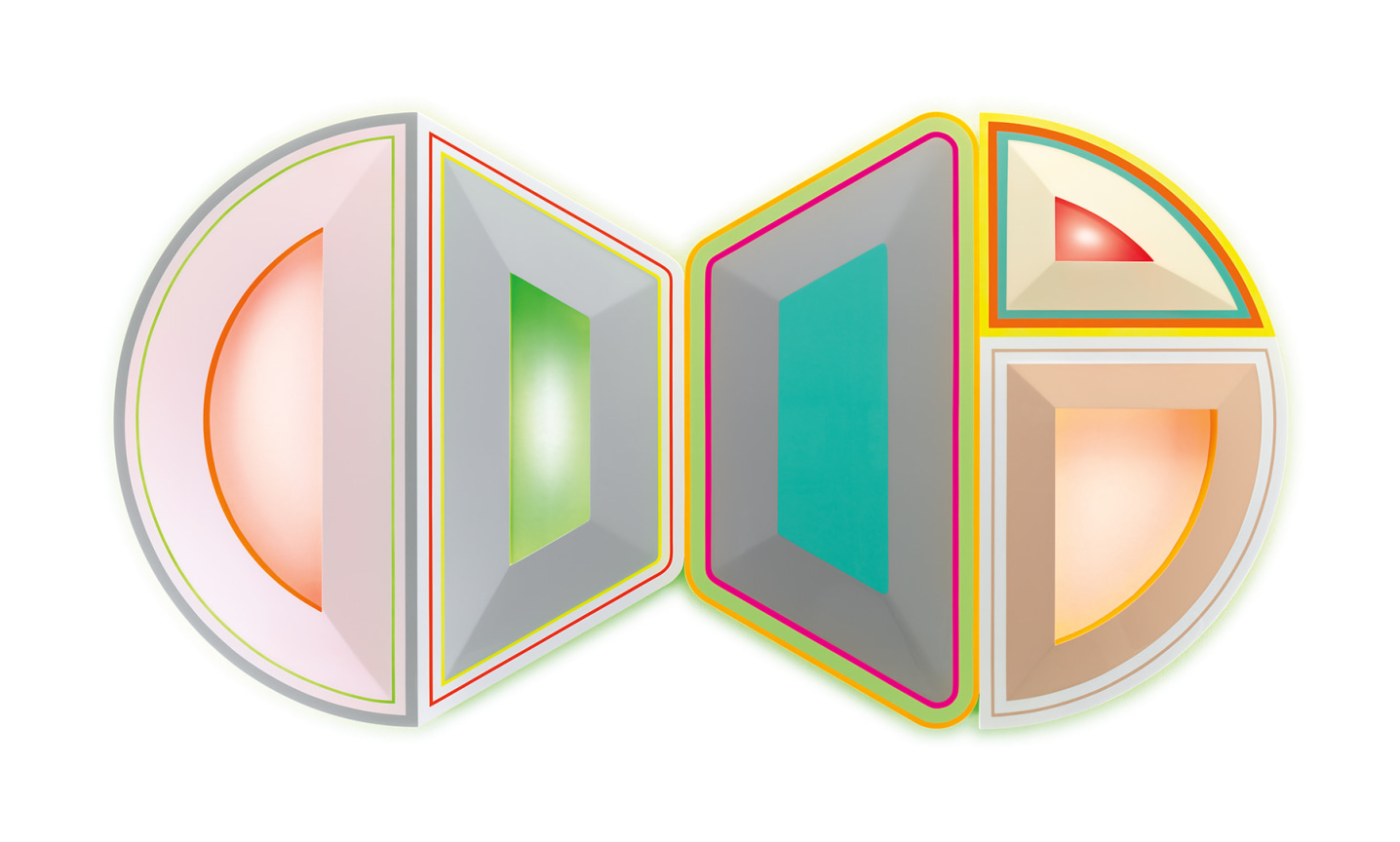 Untitled (Pain, Diabetes, Depression, Depression, Depression), 2019,&nbsp;Urethane paint on wood,&nbsp;52 1/2 x 100 1/4 x 2 inches,&nbsp;133.4 x 254.6 x 5.1 cm,&nbsp;MMG#31932