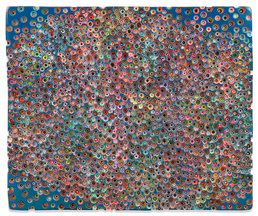 Markus Linnenbrink, WEWEREALWAYSUNKNOWNWATERS, 2019,&nbsp;Epoxy resin and pigments on wood,&nbsp;60 x 72 inches,&nbsp;152.4 x 182.9 cm,&nbsp;MMG#31799
