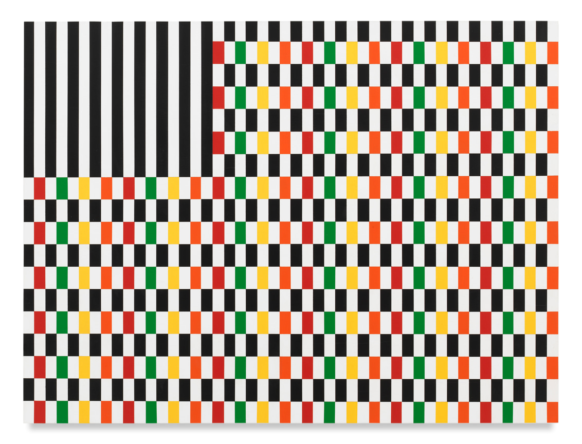 Untitled (Flag III), 2020,&nbsp;Acrylic paint on wood,&nbsp;36 x 48 inches,&nbsp;91.4 x 121.9 cm,&nbsp;MMG#32464