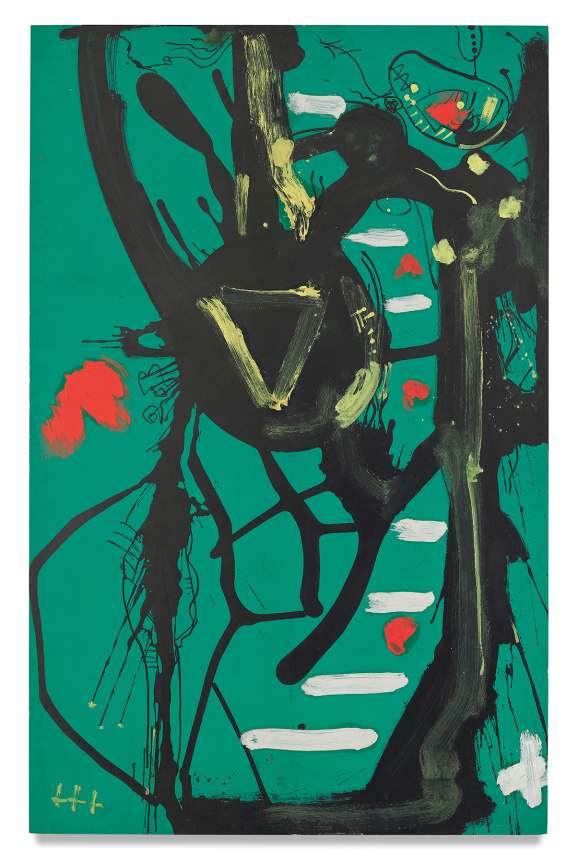 Black Form, 1946,&nbsp;Oil on board,&nbsp;44 1/4 x 28 1/2 inches 112.4 x 72.4 cm,&nbsp;MMG#1404