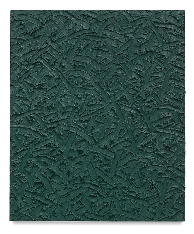 Abstract #27, 2001, Oil on canvas on wood panel, 58 x 48 inches, 147.3 x 121.9 cm, MMG#30147