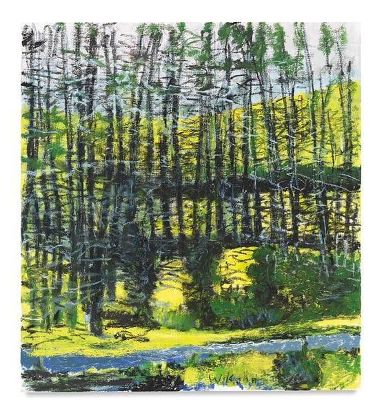 Rows, 2016, Oil on canvas, 52 x 48 inches, 132.1 x 121.9 cm, AMY#28652