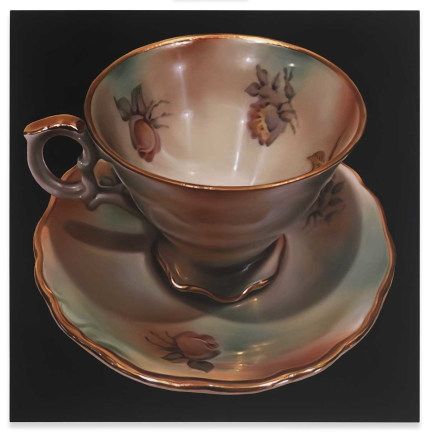 Teacup #26, 2021, Oil on canvas, 60 x 60 inches, 152.4 x 152.4 cm, MMG#33891