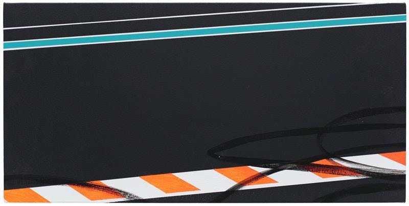 Traction, 2014, Acrylic on canvas, 12 x 14 inches, 30.5 x 61 cm, A/Y#21955