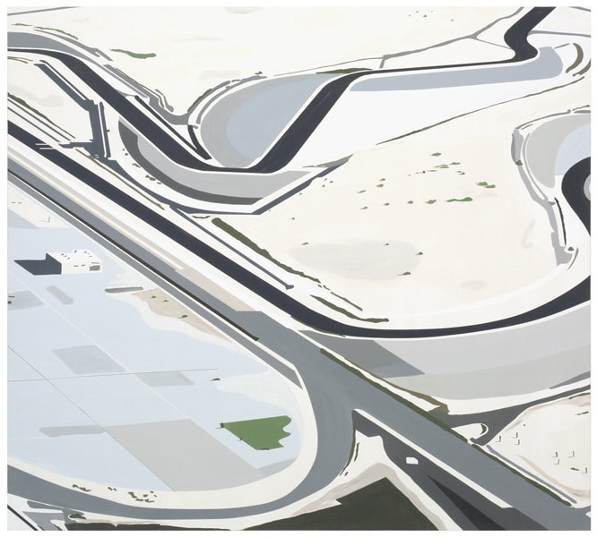 Track Drawing, 2015, Acrylic on canvas, 94 x 84 inches, 238.8 x 213.4 cm, A/Y#22261