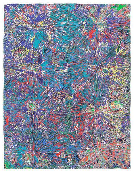 Untitled #8, 2015, Acrylic on wood panel, 18 x 14 inches, 45.7 x 35.6 cm, A/Y#22456