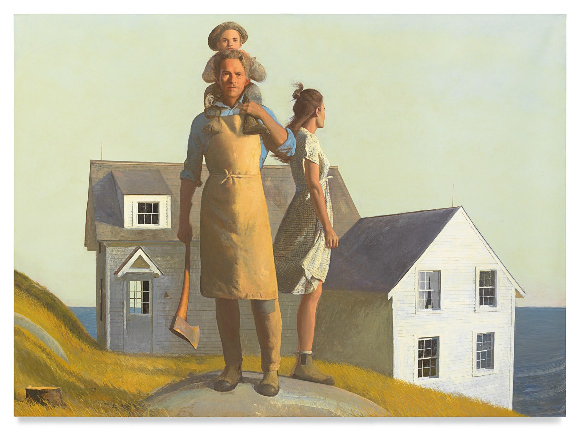 Homestead, 2019, Oil on linen, 48 x 66 inches, 121.9 x 167.6 cm, MMG#32007