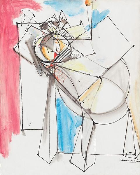 Telescope, 1946, Oil on panel, 30 x 24 inches, 76.2 x 61 cm, A/Y#1837