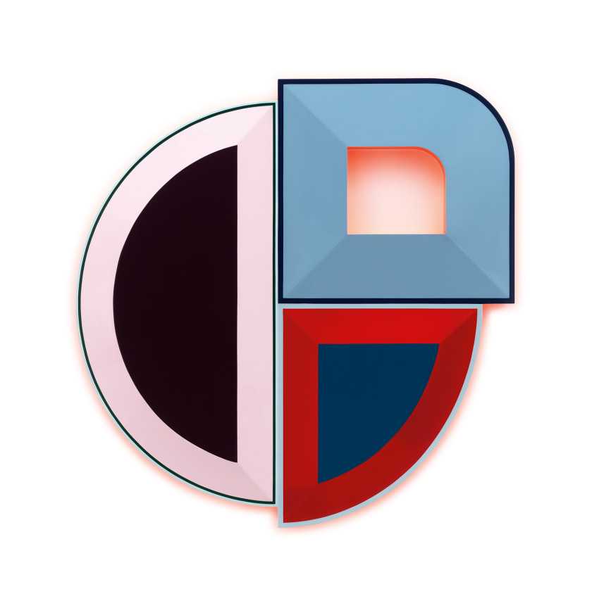 BEVERLY FISHMAN, Untitled (Pain, Opioid Addiction, ADHD), 2019, Urethane paint on wood, 43 x 43 x 1 1/2 inches, 109.2 x 109.2 x 3.8 cm, (MMG#31946)