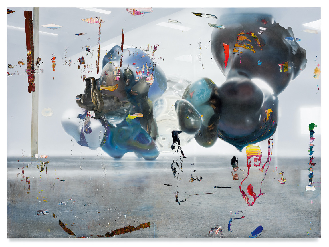 Rain Rereleases, 2021, Acrylic on canvas over panel, 65 x 89 inches, 165.1 x 226.1 cm,&nbsp;MMG#33042