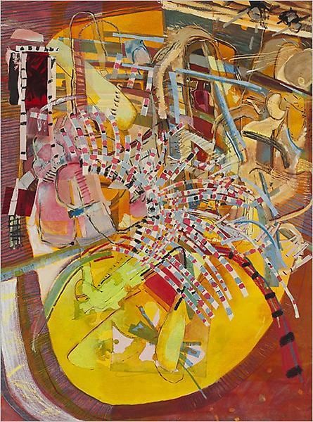 Berlin 1979, 2010, Acrylic, oil and collage on canvas, 