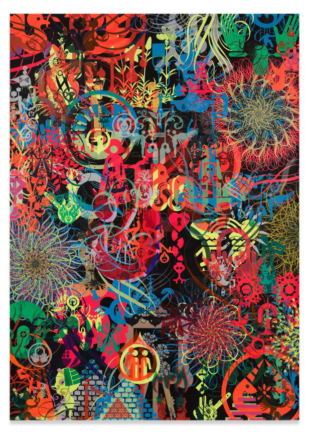 Privileged Information, 2016, Acrylic on linen, 84 x 60 inches, 213.4 x 152.4 cm, (MMG#31401)