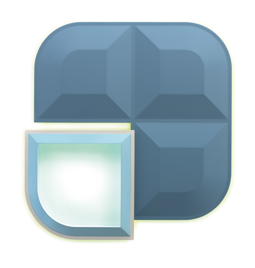 Untitled (Opioid Addiction, Empty Dose), 2020,&nbsp;Urethane paint on wood,&nbsp;44 1/2 x 42 1/4 x 2 inches,&nbsp;113 x 107.3 x 5.1 cm,&nbsp;MMG#31981