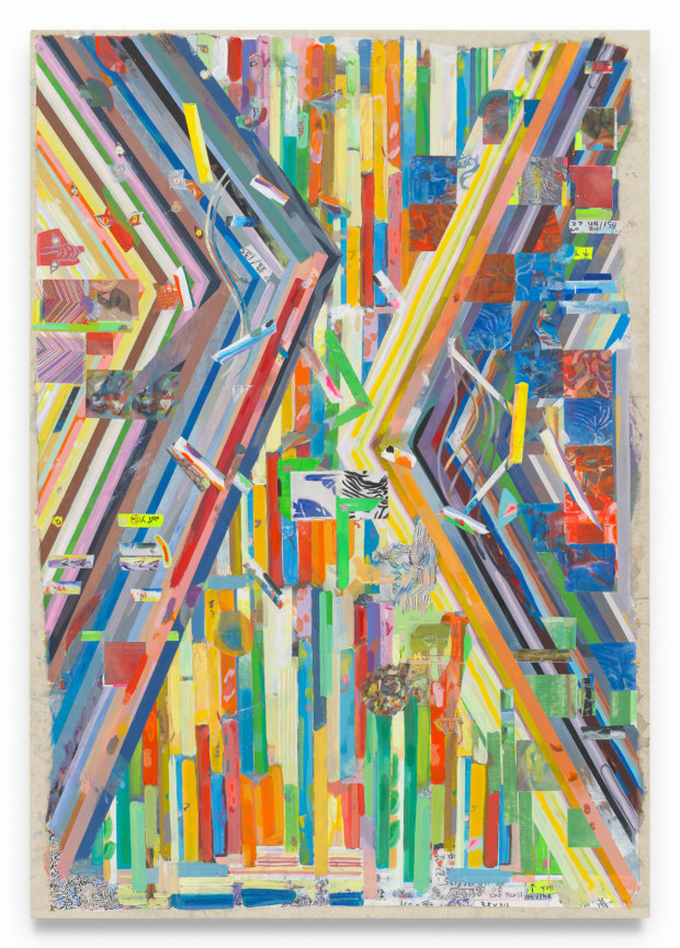 tapescape2twofour, 2024, Acrylic on canvas, 65 x 45 inches, 165.1 x 114.3 cm, MMG#37257