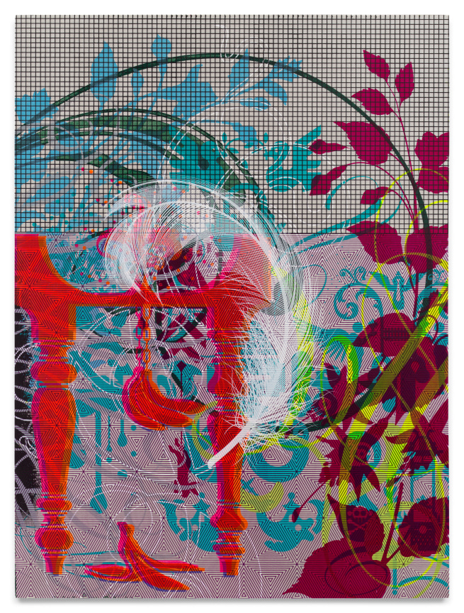 Whisper Listing, 2022, Acrylic on wood, 24 x 18 inches, 61 x 45.7 cm,&nbsp;MMG#35068