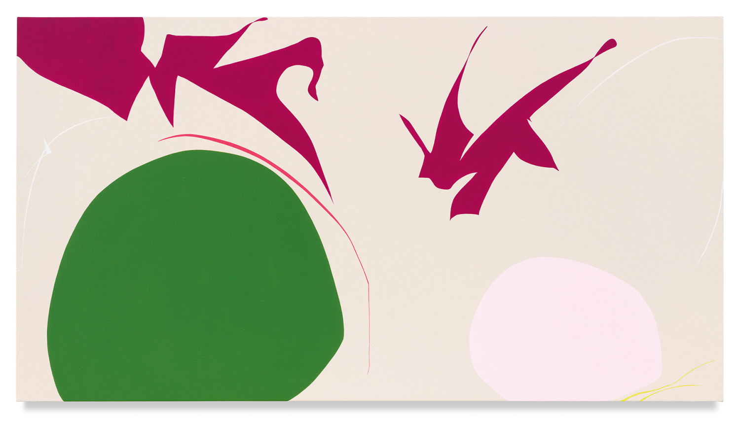 Freefall, 2019,&nbsp;Oil on linen,&nbsp;30 x 54 3/4 inches,&nbsp;76.2 x 139.1 cm,&nbsp;MMG#31457