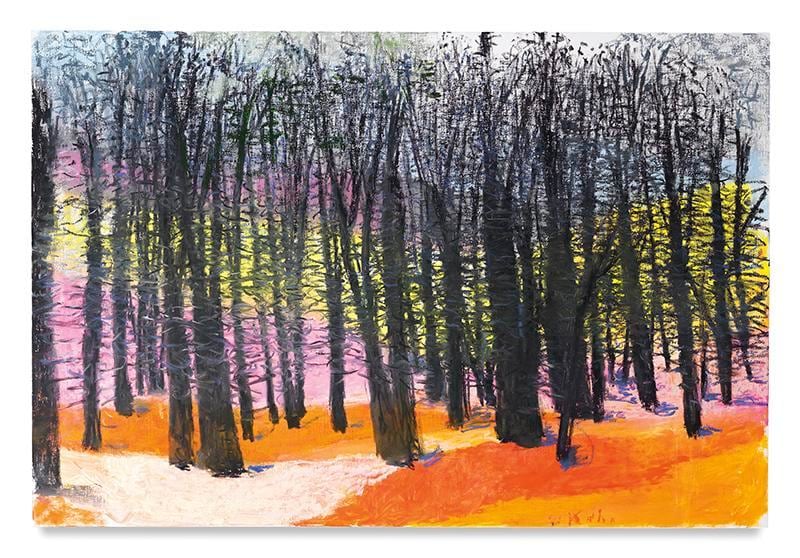 From the Valley, 2017, Oil on canvas, 46 x 68 inches, 116.8 x 172.7 cm, AMY#29093