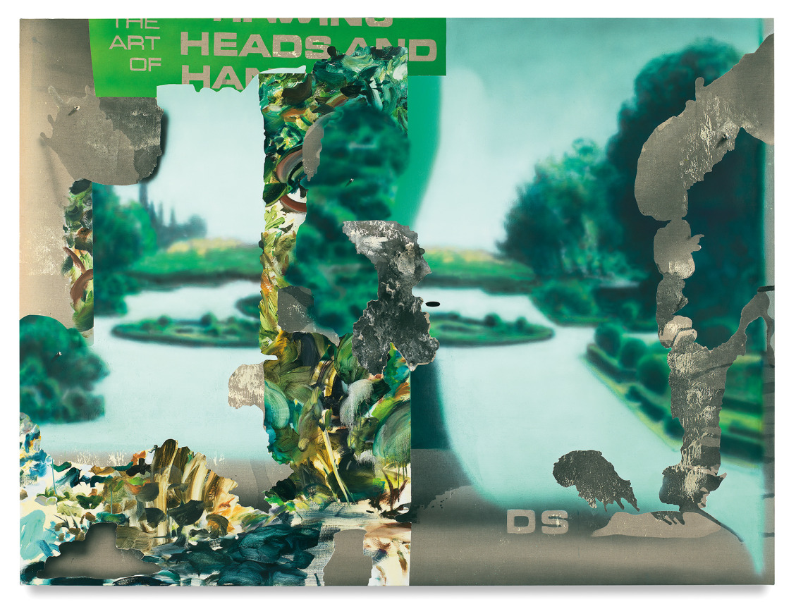 Art of Heads and Hands, 2018,&nbsp;Oil, oil stick, vinyl paint, acrylic and charcoal on linen,&nbsp;72 x 96 inches,&nbsp;182.9 x 243.8 cm, MMG#30026