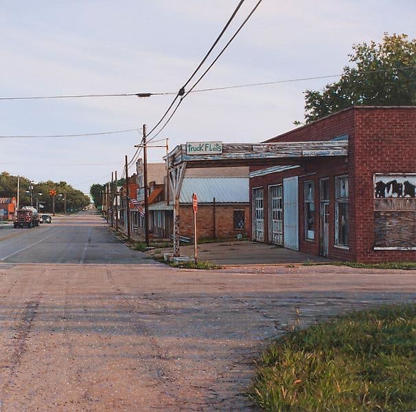 &quot;Truck Flats,&quot; 2011, Acrylic on panel, 6 x 6 inches, 15.2 x 15.2 cm, A/Y#20102