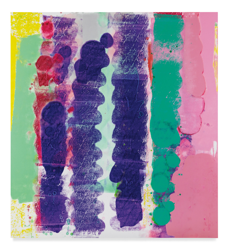 Serpentine Swell (#08-22), 2022, Acrylic on mural cloth, 74 x 68 inches, 188 x 172.7 cm, MMG#35134