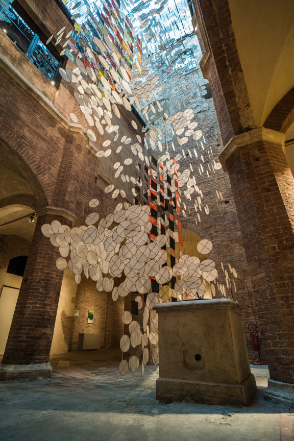 &nbsp;Path to the Sky, 2025, Santa Maria della Scala, Siena, Italy. Photo by Luca Deravignone, courtesy of the Santa Maria della Scala.