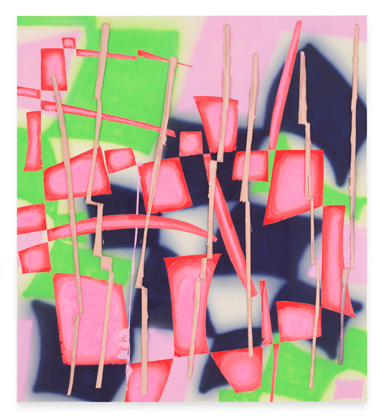 Lilac Line Alias, 2020, Acrylic and oil on canvas, 64 1/4 x 58 1/8&nbsp; inches, 162.6 x 147.3 cm,&nbsp;MMG#33428