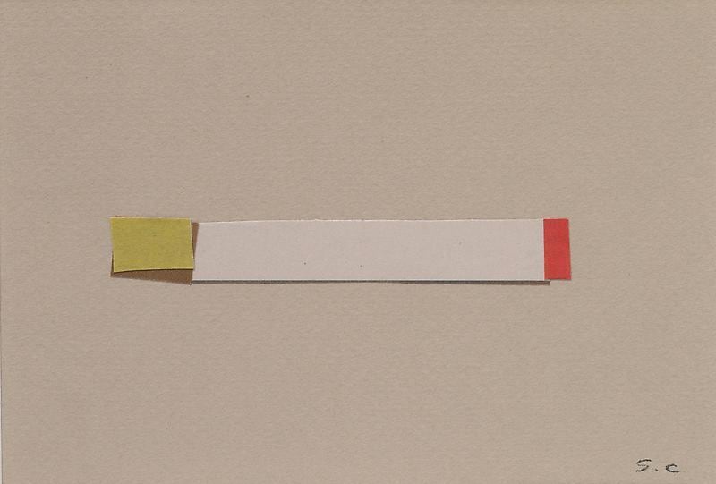 &quot;Madison (Smoke),&quot; 2009, NYT newsprint collage, 5 x 7 inches, 12.7 x 17.8 cm, A/Y#20147