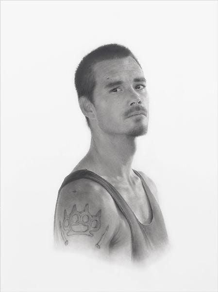 &quot;Deadly Friends (Knuckles),&quot; 2013, Graphite on paper, 40 x 30 inches, 101.6 x 76.2 cm, A/Y#20921