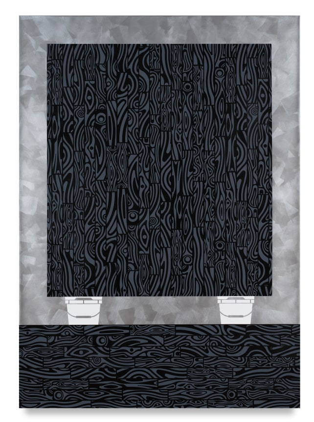 Studio Floor (Grey), 2017,&nbsp;Acrylic on linen,&nbsp;84 x 60 inches,&nbsp;213.4 x 152.4 cm,&nbsp;MMG#31349