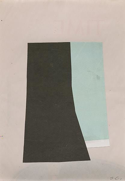 &quot;Peru, Ohio,&quot; 2007, NYT newsprint collage, 10 x 6 3/4 inches, 25.4 x 17.1 cm, A/Y#20130