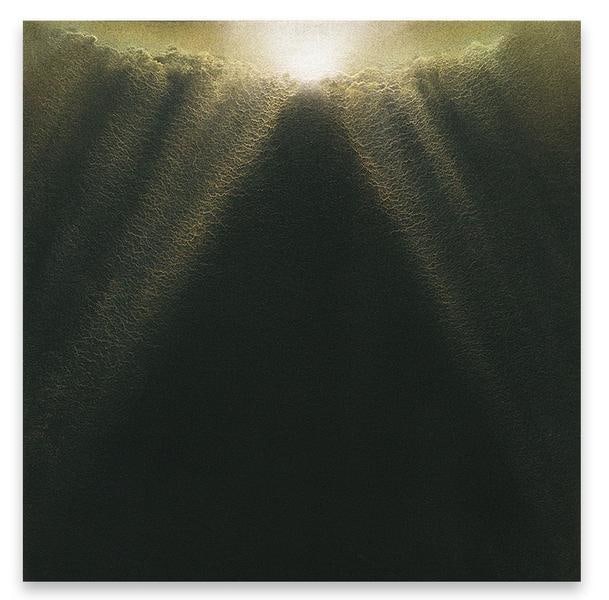 Untitled, 2017, Pigment and gold dust on linen, 24 x 24 inches, 61 x 61 cm, AMY#29583