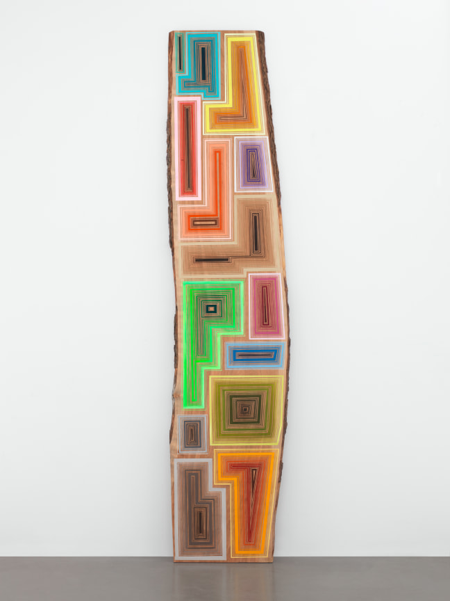 14 Ways to Get Your Groove On, 2017,&nbsp;Acrylic on Maple,&nbsp;89.25 x 19.75 inches,&nbsp;226.7 x 50.2 cm, MMG#29780