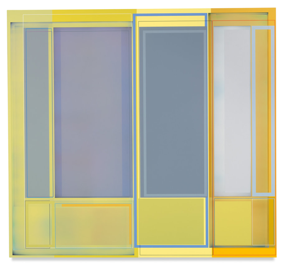 Silver Lining, 2019, Acrylic on canvas, 67 x 72 inches, 170.2 x 182.9 cm, MMG#31037