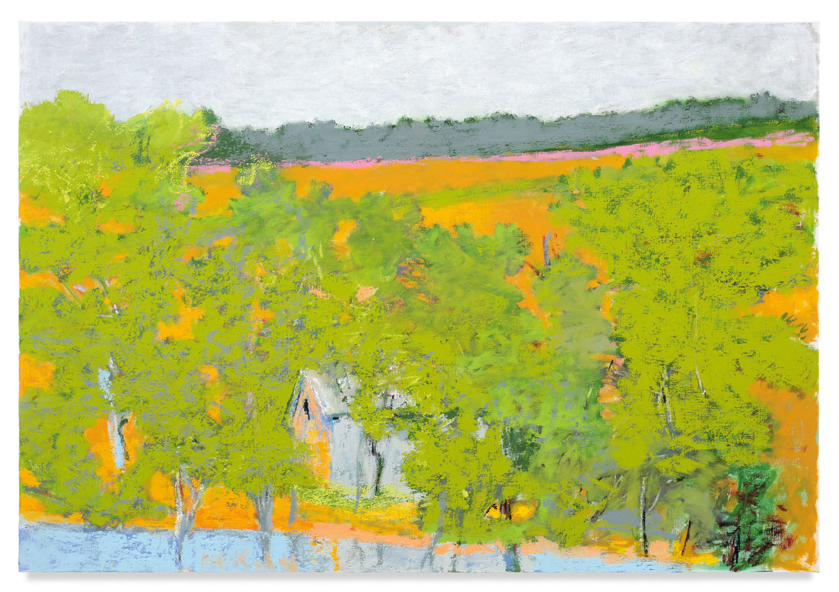 Sauna Cabin, 2014, Oil on canvas, 36 x 52 inches, 91.4 x 132.1 cm, MMG#22315