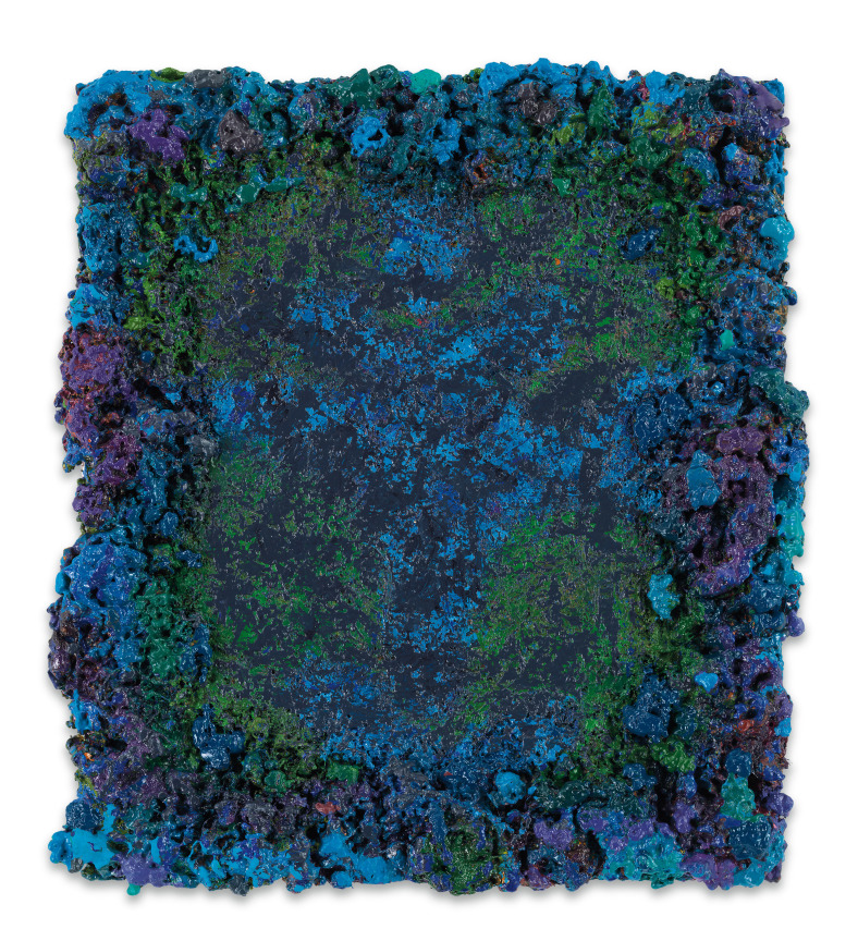 DeepDrippings (HissOvian Version), 2020, Oil on board,