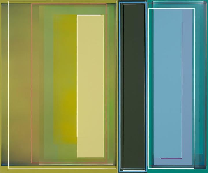 &quot;Bass Fishing,&quot; 2011, Acrylic on canvas, 49 x 59 inches, 124.5 x 149.9 cm, A/Y#19959