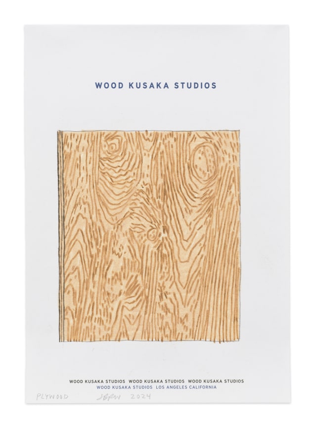 Jonas Wood,&nbsp;Untitled, 2024, Colored pencil and graphite on paper, 9 x 6.25 inches, 22.9 x 15.9 cm,&nbsp;MMG#36681