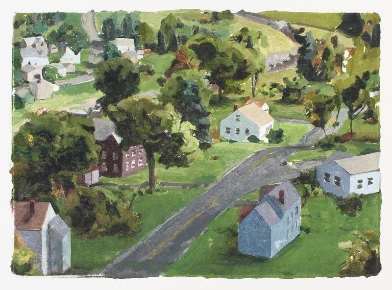 And Then (from Diptych VI), 2014/2015, Monotype, 5 x 7 inches, 12.7 x 17.8 cm, AMY#28289.2