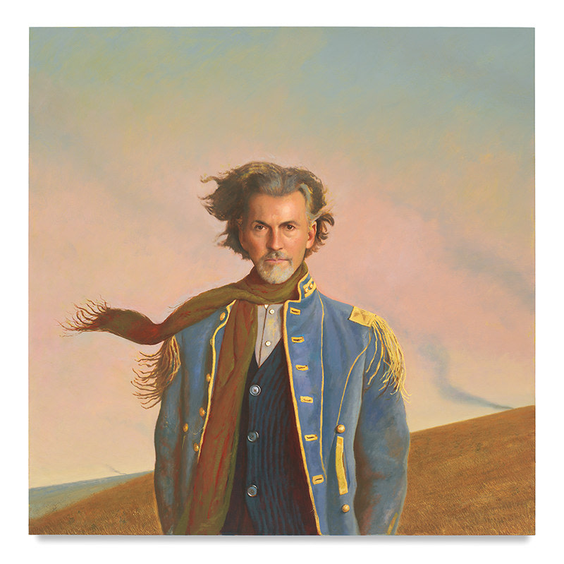 Outrider, 2018, Oil on linen, 48 x 48 inches, 121.9 x 121.9 cm, MMG#29837