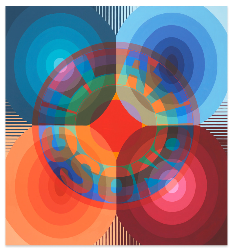 Erik den Breejen,&nbsp;Oscillation, 2019,&nbsp;Acrylic on linen,&nbsp;78 x 72 inches,&nbsp;198.1 x 182.9 cm,&nbsp;MMG#32712