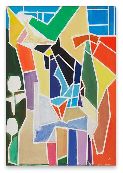 Hans Hofmann, The Blande Interior, 1949, Oil on canvas, 60 x 42 inches, 152.4 x 106.7 cm, AMY#14137