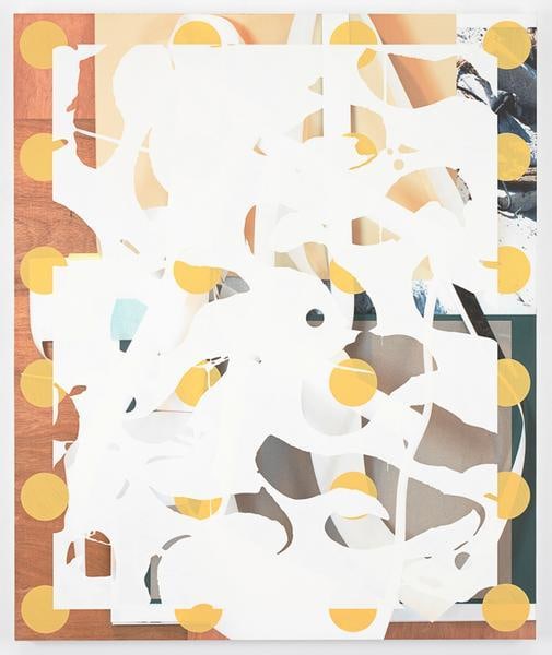 Composite 1 (screen), 2016, Acrylic, oil, and UV cured ink on canvas over aluminum, 48 x 40 inches, 121.9 x 101.6 cm, AMY#28506