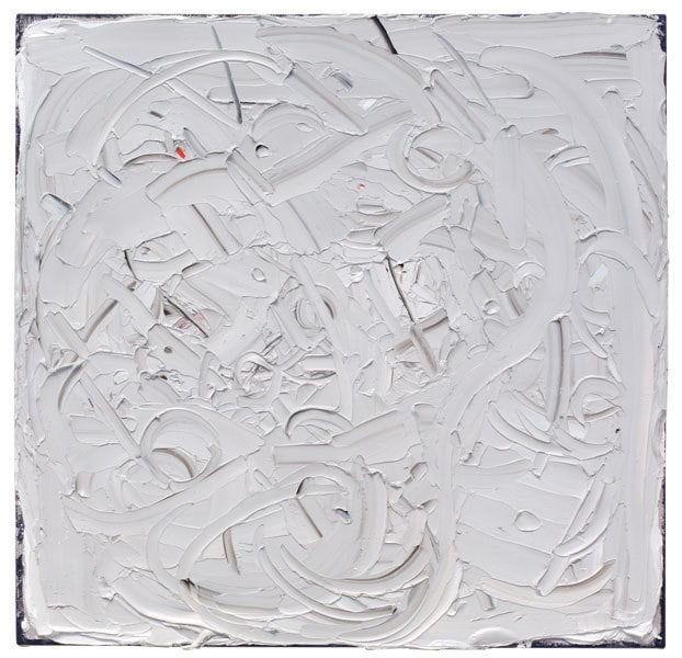 Notes (Figure III), 2015, Oil on linen, 17 x 17.5 inches, 43.2 x 44.5 cm, A/Y#22468